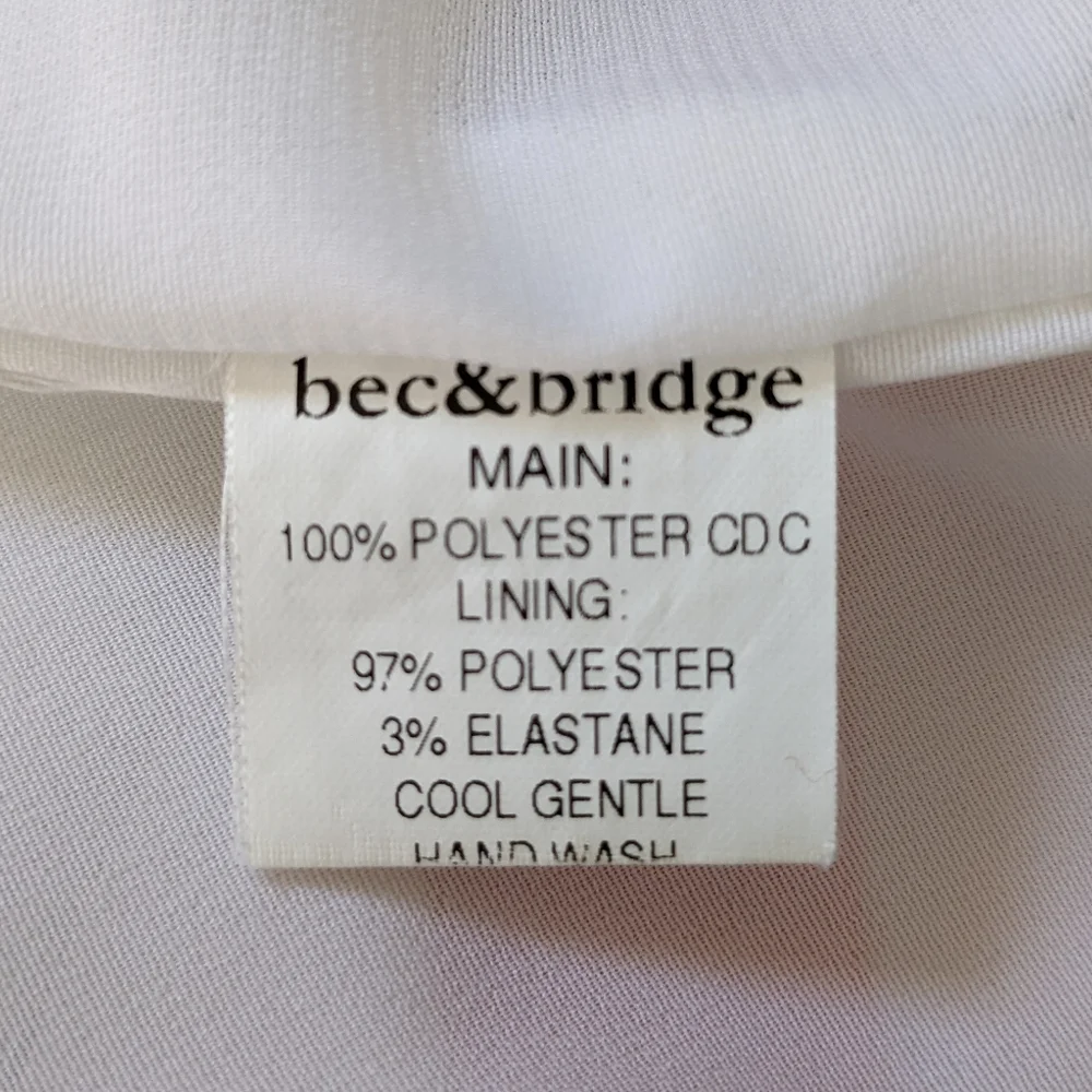 Bec & Bridge Striped sleeveless Shift Dress 12 - Picture 7 of 8